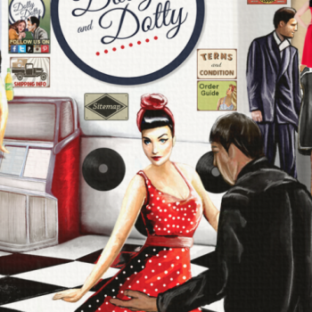 Dolly and Dotty rockabilly dresses.