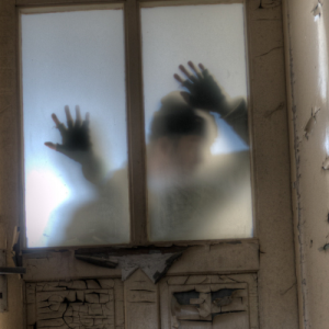 Zombie banging on door