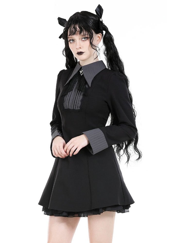 Dark in Love Dolly Princess Preppy Dress