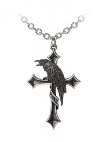 Alchemy Gothic Crux Corvis Pendant