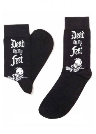 Alchemy Gothic Dead On My Feet Socks