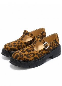 Double Buckle Mary Janes With Lug Sole