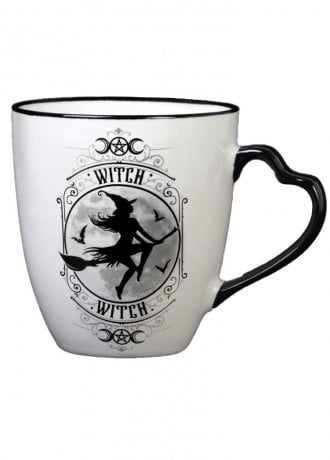 Alchemy Gothic Heart Handle Witch Mug