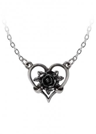Alchemy Gothic Heart of Blackness Pendant