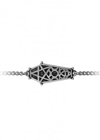 Alchemy Gothic Hex Coffin Bracelet