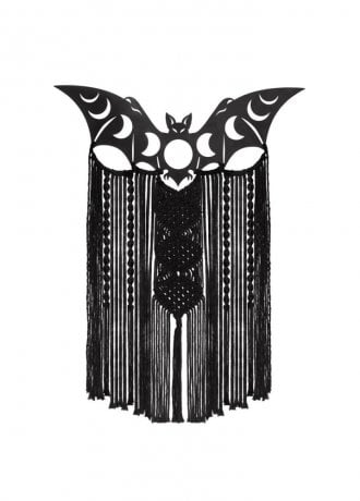 Alchemy Gothic Lunaeca Macrame Wall Hanging