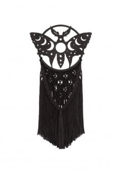 Lunar Moth Macrame Wall Hanging