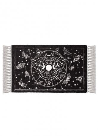Alchemy Gothic Lunar Moth Rug 