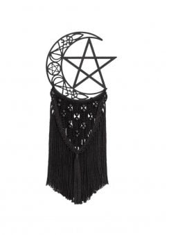 Moon Hex Macrame Wall Hanging