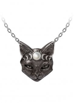 Mystic Moon Cat Pendant