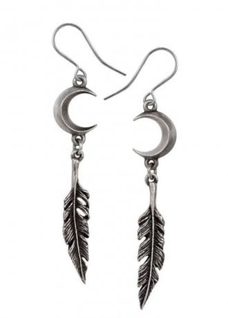 Alchemy Gothic Pagan Dream Catcher Earrings