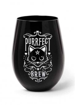 Purrfect Brew Stemless Glass