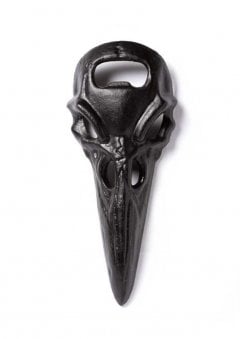 Raven Skull Cast Iron Bottle Opener