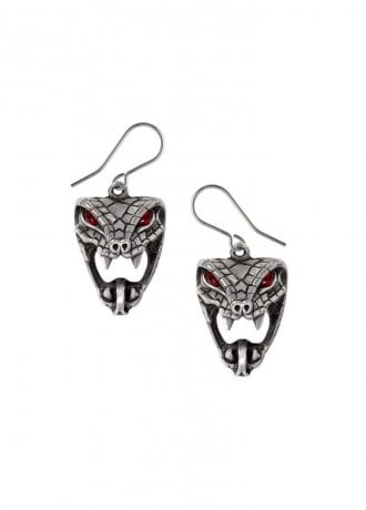 Alchemy Gothic Snake Bite (Naeddre) Earrings