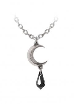 Tears Of The Moon Black Crystal Pendant