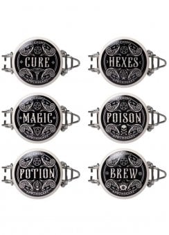 Witch’s Spice Rack & Jars