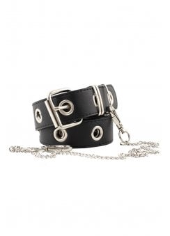 1 Row Grommet & Chain Belt
