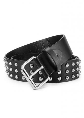 Attitude Clothing 3 Row Mini Conical Stud Belt