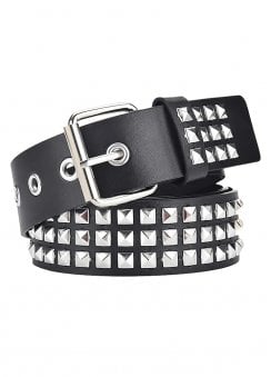 3 Row Mini Pyramid Stud Belt