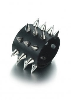3 Row Spiked Stud Wristband