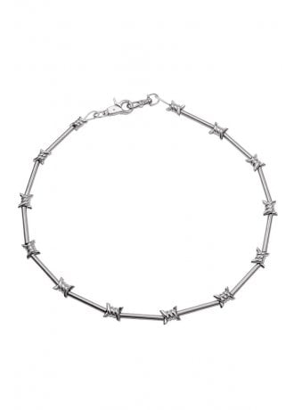 Attitude Clothing Bar & Barbed Wire Necklace