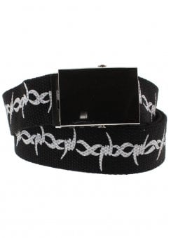 Barbed Wire Canvas Webbing Belt