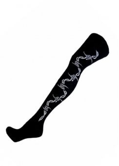 Barbed Wire Over The Knee Socks