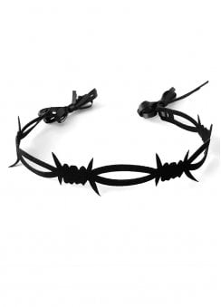 Barbed Wire Velvet Choker