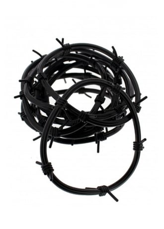 Attitude Clothing Barbwire Gummie Bangles x 6