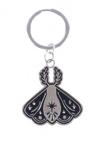 Attitude Clothing Black Moth Keyring