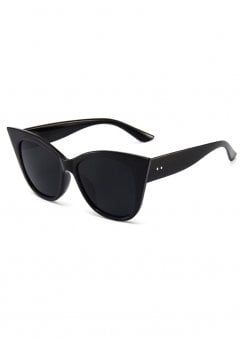 Black Oversized Cat Eye Sunglasses