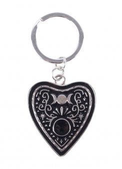 Black Planchette Keyring