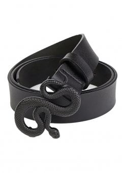 Black Snake Buckle Belt
