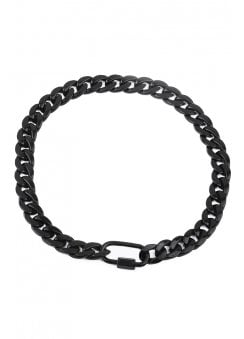 Chunky Black-Out Curb Link Choker