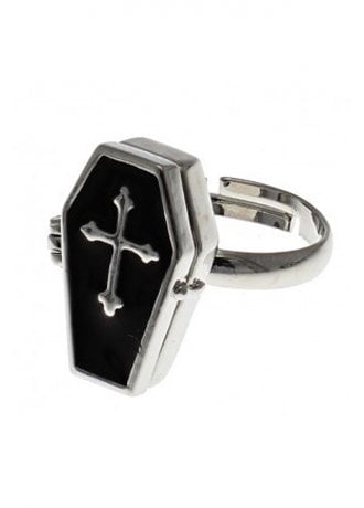 Attitude Clothing Coffin Ring