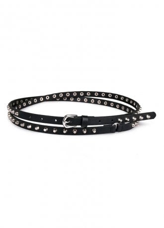 Attitude Clothing Conical Stud Wraparound Belt