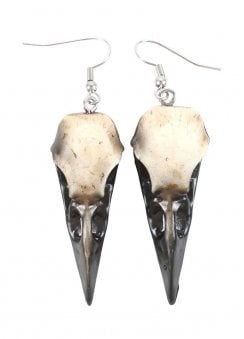 Crow Skull Earrings