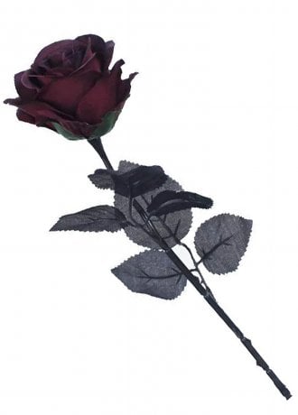 Attitude Clothing Deep Red Gothic Rose