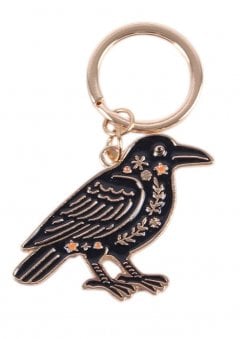 Folk Raven Keyring
