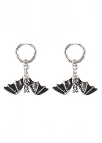Attitude Clothing Hanging Bat Earrings