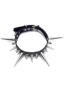 Large Multi Spike Stud Choker