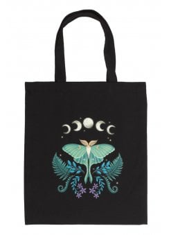 Luna Moth Cotton Tote Bag