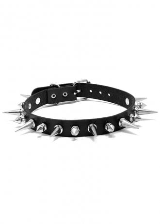 Attitude Clothing Multi Spike Stud Choker