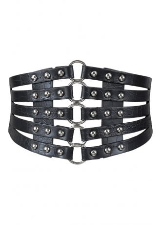 Attitude Clothing O-Ring Elasticated Cage Belt