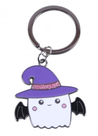 Attitude Clothing Pastel Witch Ghost Keyring