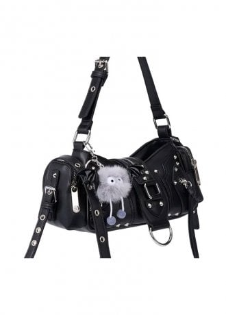 Attitude Clothing Punk Buckle Baguette Bag