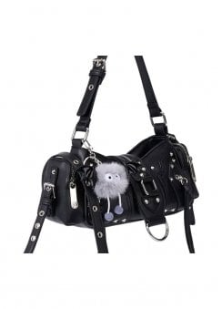 Punk Buckle Baguette Bag