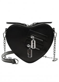 Razorblade Heart Crossbody Bag