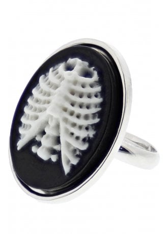 Attitude Clothing Rib Cage Cameo Ring