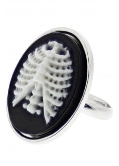 Rib Cage Cameo Ring